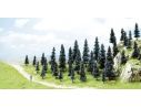 BUSCH 6492 ALBERI CON BASE 35 PEZZI HO Modellino