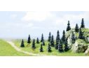 BUSCH 6498 ALBERI SENZA BASE 20 PEZZI ASSORTITI HO Modellino
