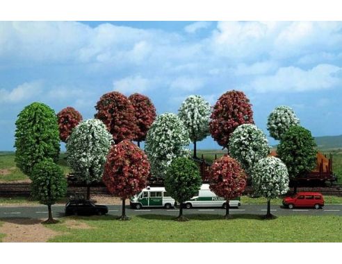 BUSCH 6584 ALBERI 18 PEZZI ASSORTITI mm. 40/70   N Modellino