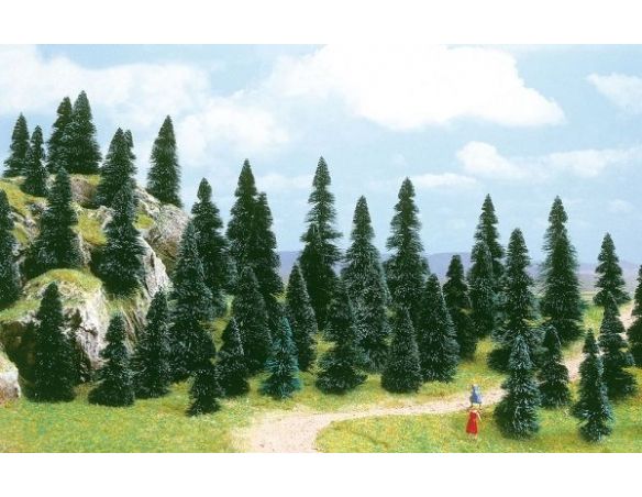 BUSCH 6599 ALBERI 100 PEZZI ASSORTITI  N Modellino