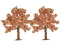 BUSCH 6623 ALBERI 2 PEZZI mm 45  N Modellino