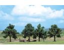 BUSCH 6641 ALBERI 4 PEZZI mm 75  HO Modellino