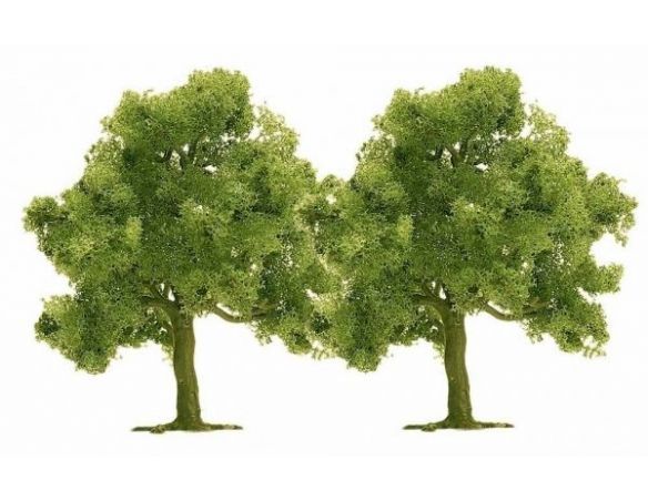 BUSCH 6649 ALBERI 2 PEZZI mm 75  HO Modellino