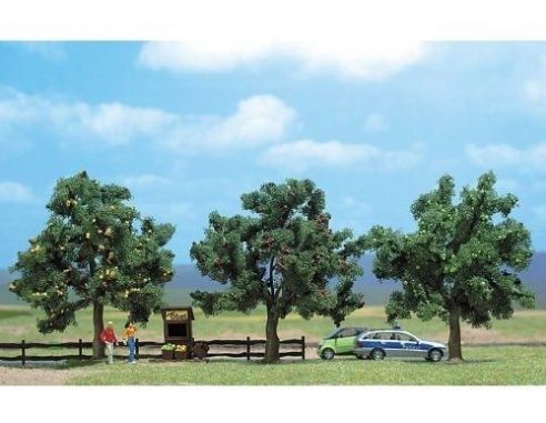 BUSCH 6651 ALBERI 3 PEZZI mm 110  HO Modellino