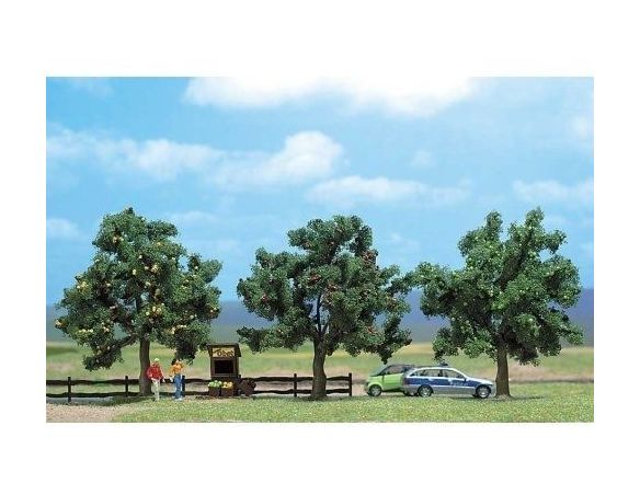 BUSCH 6651 ALBERI 3 PEZZI mm 110  HO Modellino