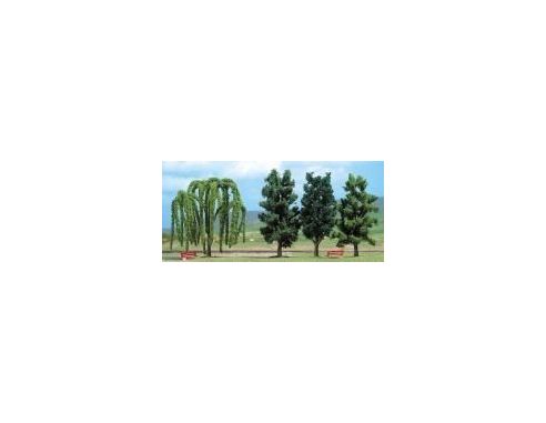 BUSCH 6741 ALBERI 4 PEZZI mm 115  HO Modellino