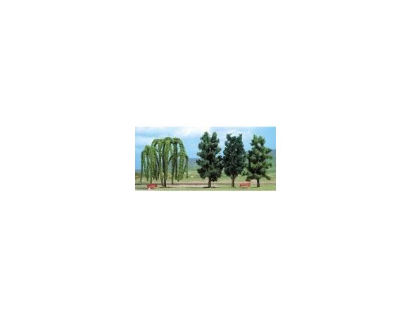 BUSCH 6741 ALBERI 4 PEZZI mm 115  HO Modellino