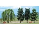 BUSCH 6741 ALBERI 4 PEZZI mm 115  HO Modellino