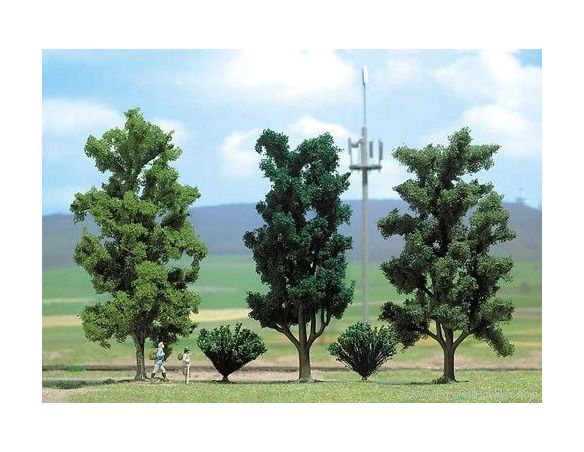 BUSCH 6751 ALBERI 3 PEZZI mm 150  HO Modellino