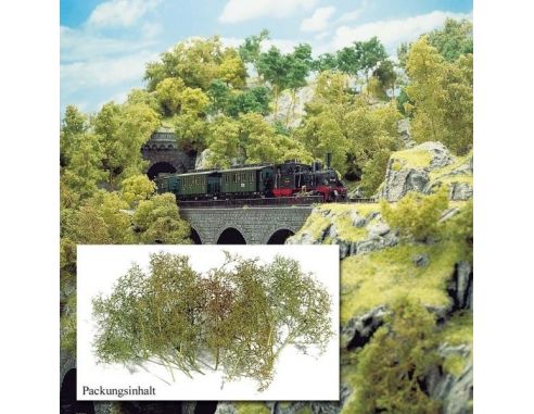 BUSCH 6801 CESPUGLI NATURALI  HO Modellino