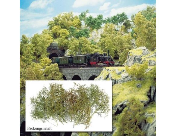 BUSCH 6801 CESPUGLI NATURALI  HO Modellino