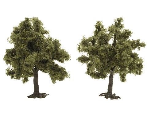 BUSCH 6847 ALBERI 2 PEZZI mm 75  HO Modellino