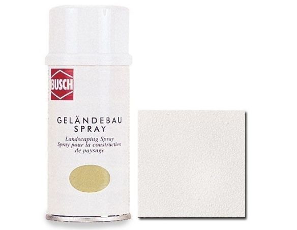 BUSCH 7001 TERRICCIO BIANCO SPRAY Modellino