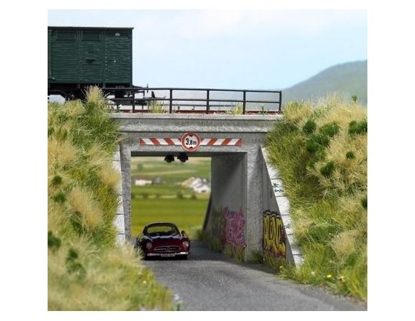 BUSCH 7029 PONTE CON SOTTOPASSAGGIO  HO Modellino