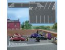 BUSCH 7076 ASFALTO  PARCHEGGIO  mm 200x160 HO Modellino