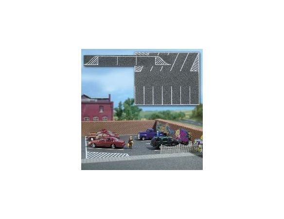 BUSCH 7077 ASFALTO PARCHEGGIO  mm 120x100 N Modellino