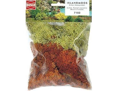BUSCH 7103 LICHENE COLORI MISTI Modellino