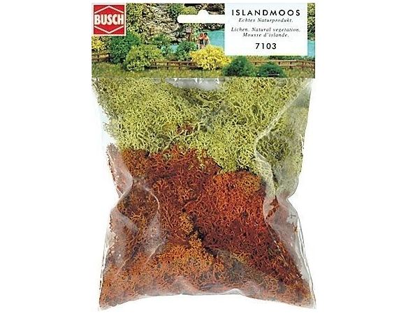 BUSCH 7103 LICHENE COLORI MISTI Modellino