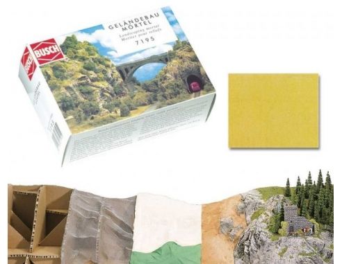 BUSCH 7195 STUCCO PER ROCCE Modellino