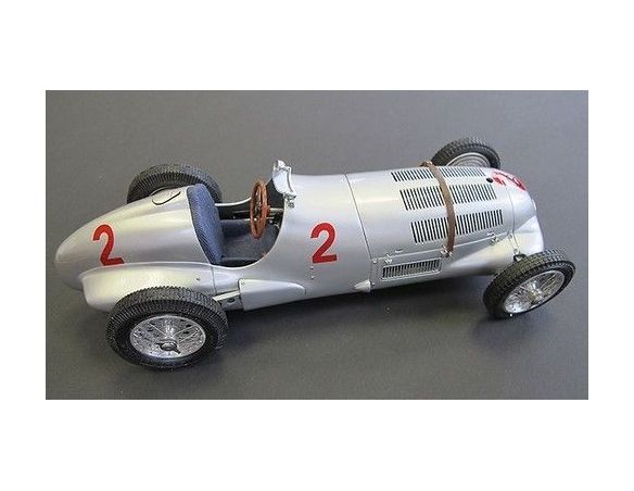 CMC CMC114 MERCEDES W125 H.LANG N.2 DONINGTON GP 1937 1:18 Modellino