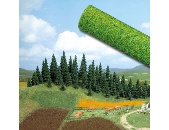 BUSCH 7228 TAPPETO ERBOSO VERDE SCURO  cm. 100x80 Modellino