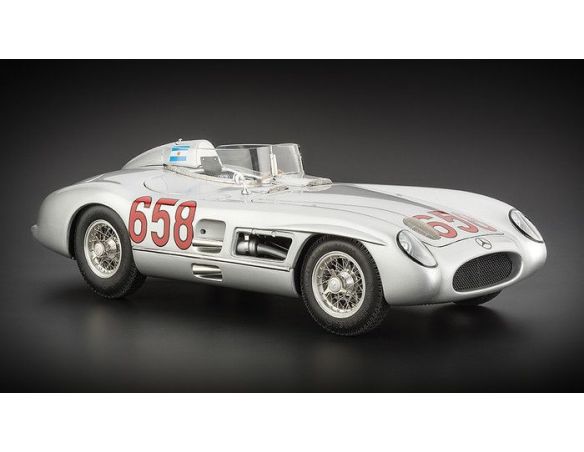 CMC CMC117 MERCEDES 300 SLR N.658 2nd MM 1955 J.M.FANGIO 1:18 Modellino