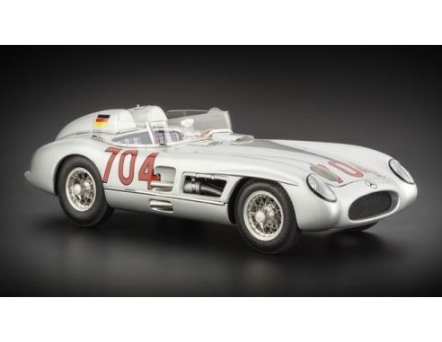 CMC CMC119 MERCEDES 300 SLR N.704 RETIRED MM 1955 HERMANN-EGER 1:18 Modellino