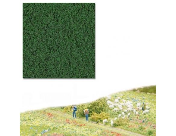 BUSCH 7323 ERBETTA A FIOCCHI VERDE SCURO Modellino