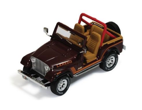 Ixo model CLC189 JEEP C7 LAREDO 1986 DARK BROWN W/BEIGE INTERIORS 1:43 Modellino