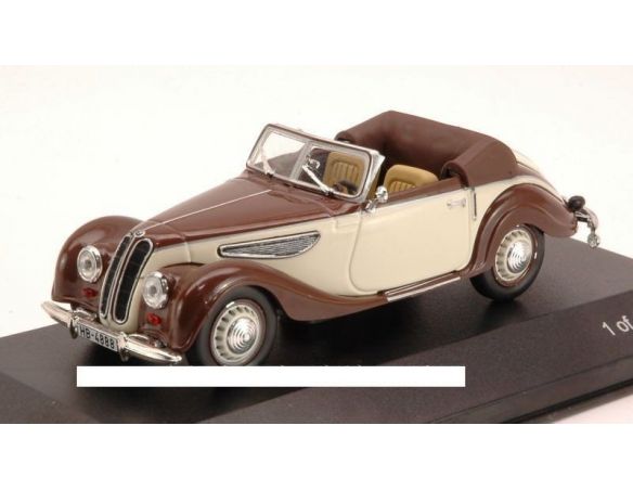 White Box WB087 BMW 327 1939 BROWN/BEIGE 1:43 Modellino