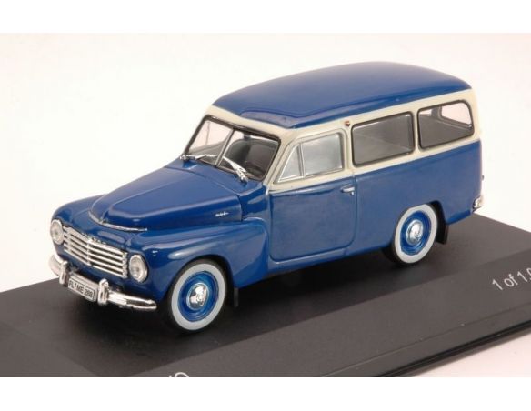 White Box WB063 VOLVO DUETT 1953 BLUE/CREAM 1:43 Modellino