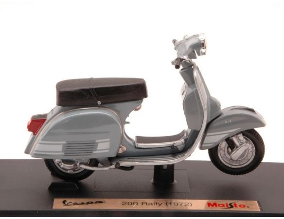 Maisto MI4275G VESPA 200 RALLY 1972 CINDER-BLUE 1:18 Modellino