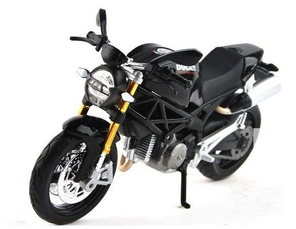 Maisto MI10012BK DUCATI MONSTER 696 BLACK 1:12 Modellino