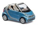 BUSCH 46270 SMART CABRIO 2012 BLUE Modellino