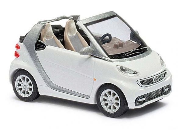 BUSCH 46271 SMART CABRIO 2012 WHITE Modellino