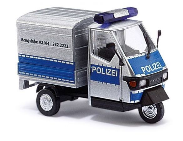 BUSCH 48462 APE PIAGGIO POLIZEI Modellino