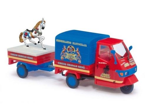 BUSCH 48475 APE PIAGGIO 50 CIRCO RENZ Modellino