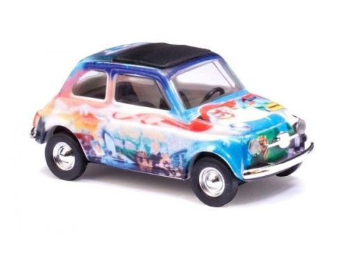 BUSCH 48711 FIAT 500 WUPPERTAL Modellino