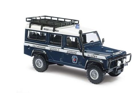 BUSCH 50386 LAND ROVER DEFENDER EMERGENZA Modellino