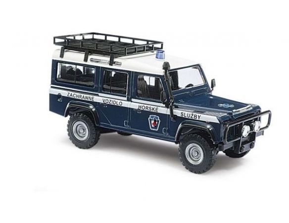 BUSCH 50386 LAND ROVER DEFENDER EMERGENZA Modellino