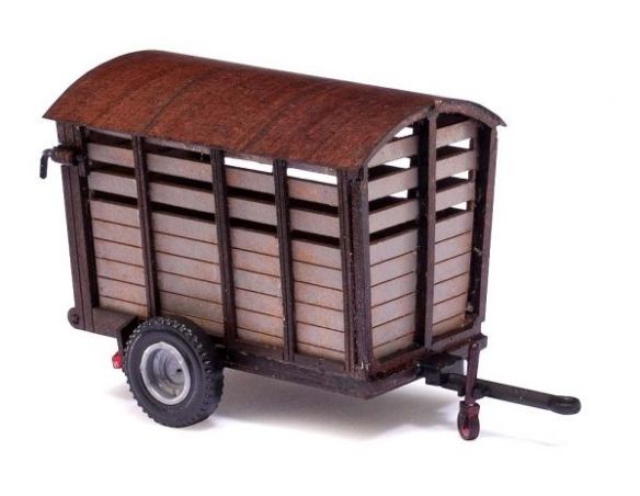 BUSCH 59930 RIMORCHIO TRASPORTO BOVINI Modellino