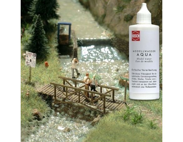 BUSCH 7589 ACQUA - RESINA EFFETTO ACQUA Modellino