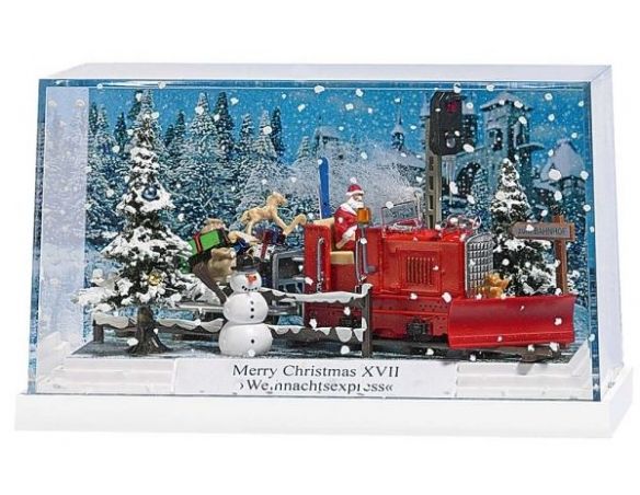 BUSCH 7640 DIORAMA NATALE 2013 HO Modellino