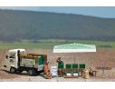 BUSCH 7726 BANCO DI ASPARAGI & FURGONE HO Modellino
