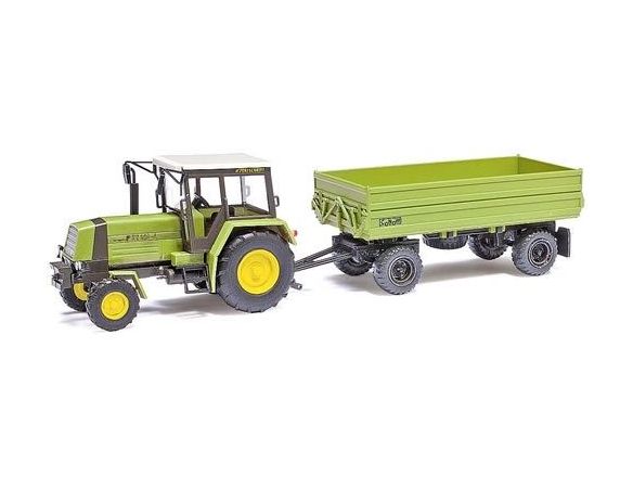 BUSCH 95006 HW 80 TRATTORE CON RIMORCHIO Modellino