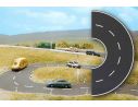 BUSCH 9711 ASFALTO SEMICIRCOLARE ADESIVO  HO Modellino
