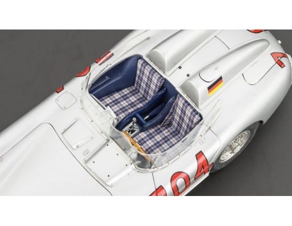 CMC M119 MERCEDES BENZ 300 SLR MILLE MIGLIA 1955 n.704 HERRMANN Modellino