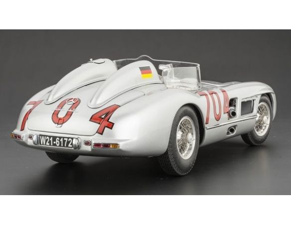 CMC M119 MERCEDES BENZ 300 SLR MILLE MIGLIA 1955 n.704 HERRMANN Modellino