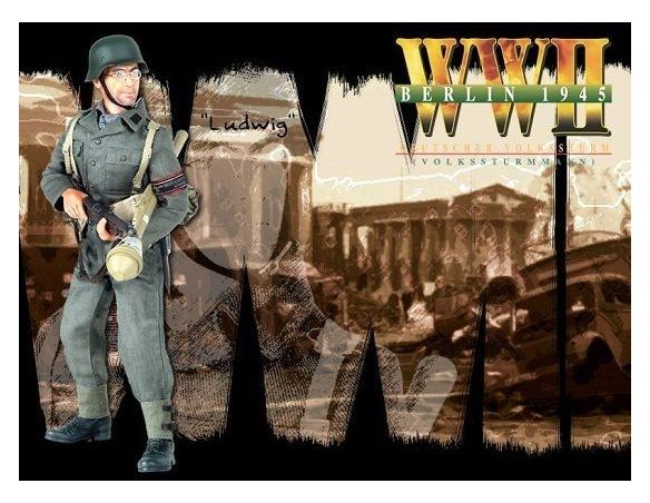 DRAGON ACTION FIGURE 70232 LUDWIG - DEUTSCHER VOLKSSTURM Modellino