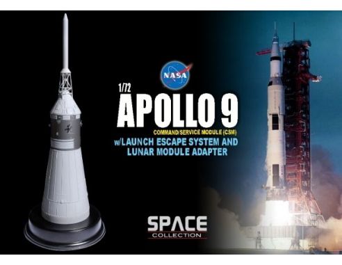 DRAGON SPACE COLLECTION 50379 APOLLO 9 COMMAND SERVICE MODULE (CSM) Modellino